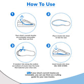Dr Foot Arch Support Insoles - Pain Relief for All-Day Use